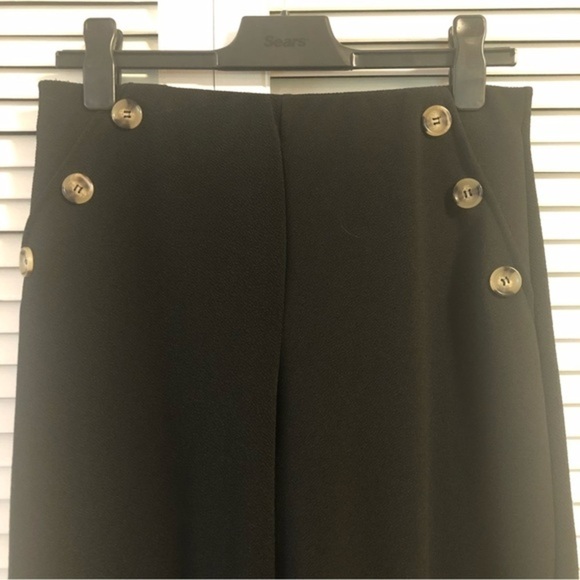 PRIMARK Black wide leg cropped pants - Picture 3 of 10